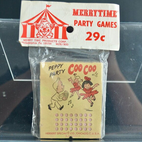 Herbert Specialty Co Peppy Party Coo Coo Punch Game Vintage New - Picture 1 of 2